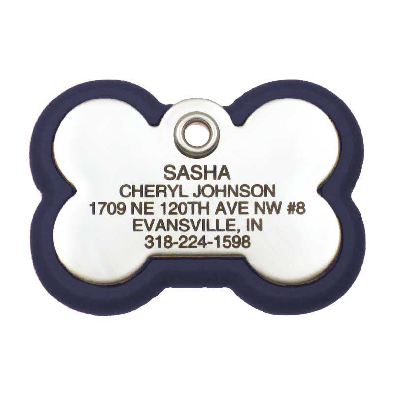 Bone Frame Tag, - Lucky Pet